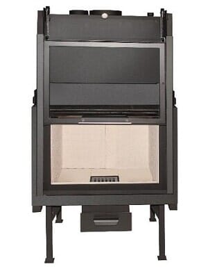 Teplovodní krbová vložka s nerezovým vodním výměníkem NORA, NORA 2 Teplovodní krbová vložka s nerezovým vodním výměníkem NORA, NORA 2