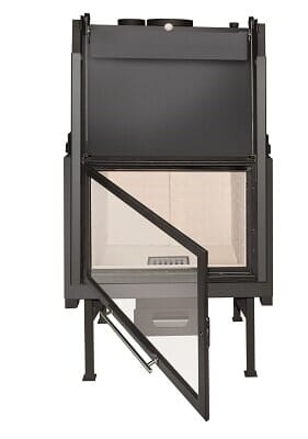 Teplovodní krbová vložka s nerezovým vodním výměníkem NORA, NORA 2 Teplovodní krbová vložka s nerezovým vodním výměníkem NORA, NORA 2